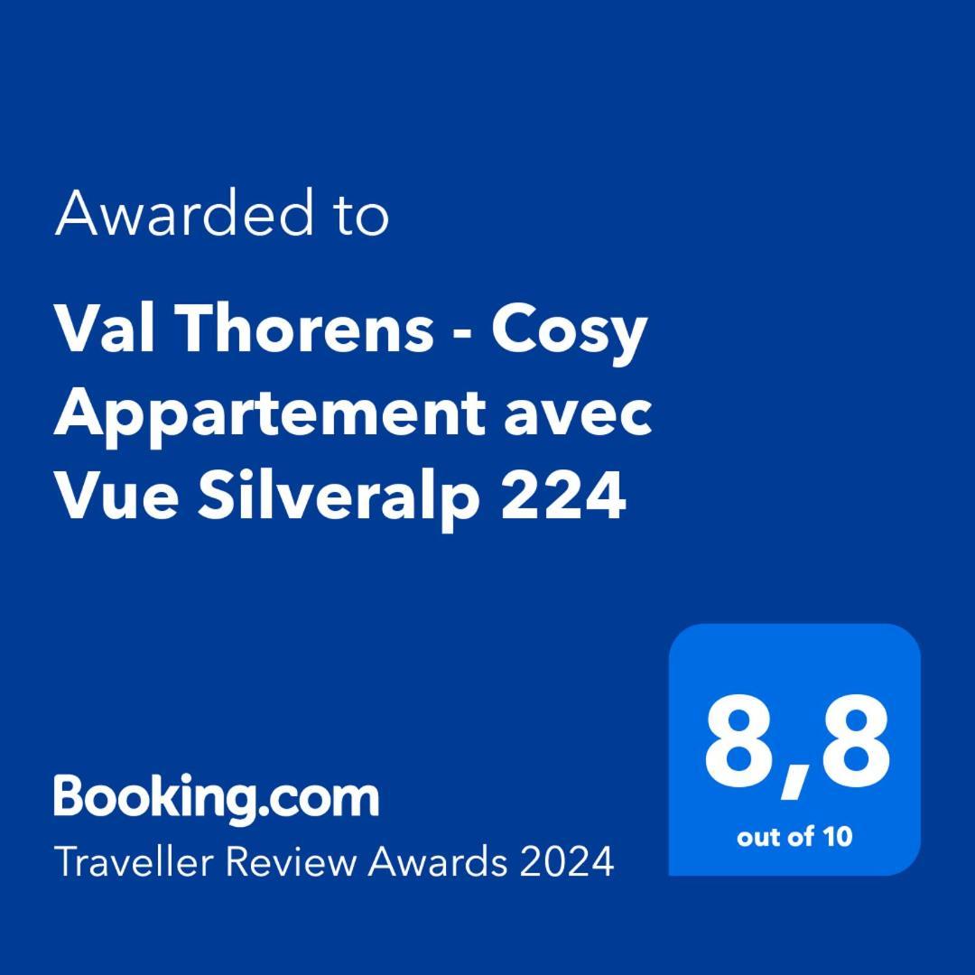Val Thorens - Cosy Appartement Avec Vue Silveralp 224 מראה חיצוני תמונה